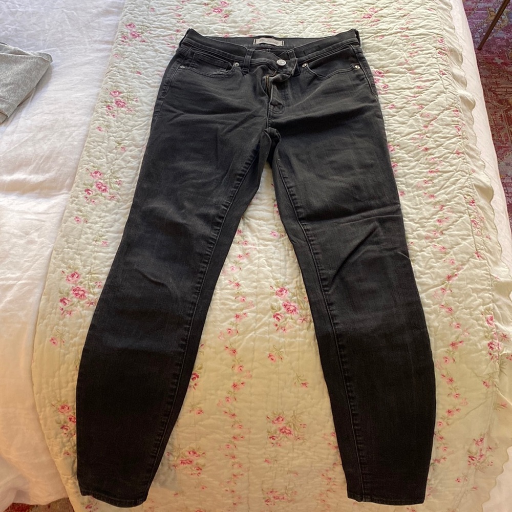 Madewell black skinny jeans